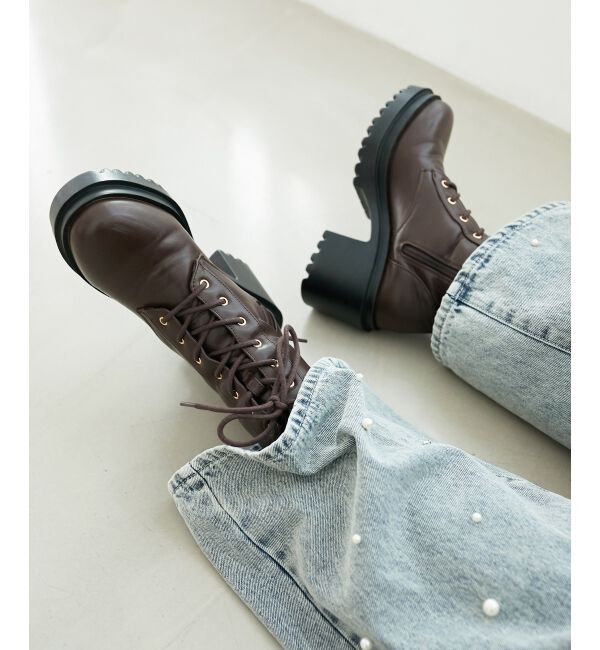 MAJESTICLEGON「☆レースアップショートブーツ」|ショートブーツ|