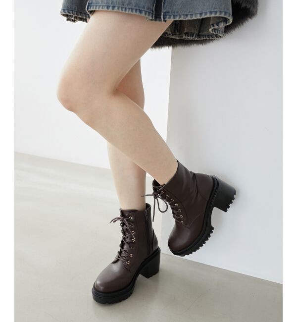 MAJESTICLEGON「☆レースアップショートブーツ」|ショートブーツ|