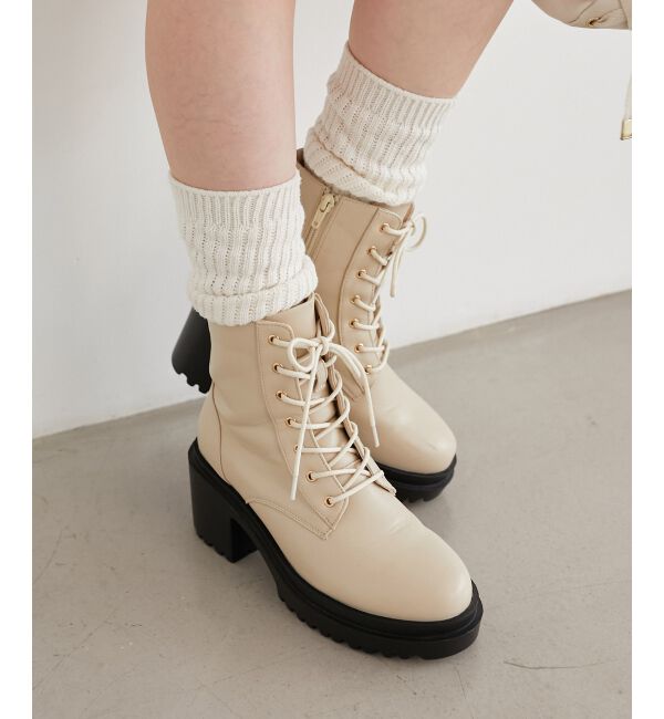 MAJESTICLEGON「☆レースアップショートブーツ」|ショートブーツ|