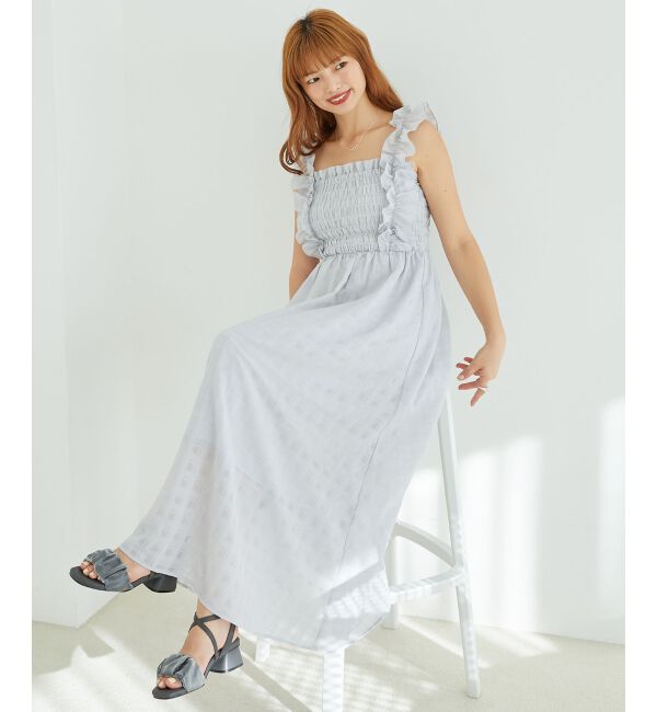  「シアーギャザーサンダル」|サンダル|