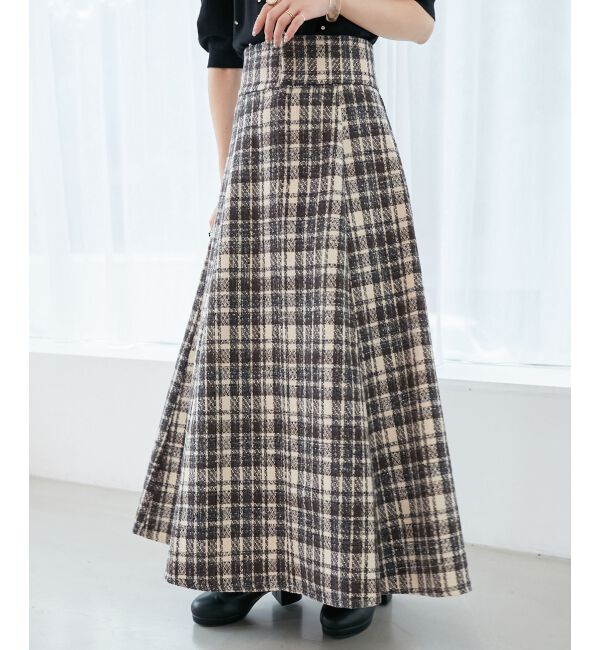 MAJESTICLEGON「バックレースアップフレアスカート」|フレア|