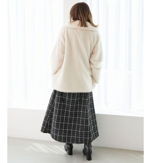 MAJESTICLEGON「バックレースアップフレアスカート」|フレア|