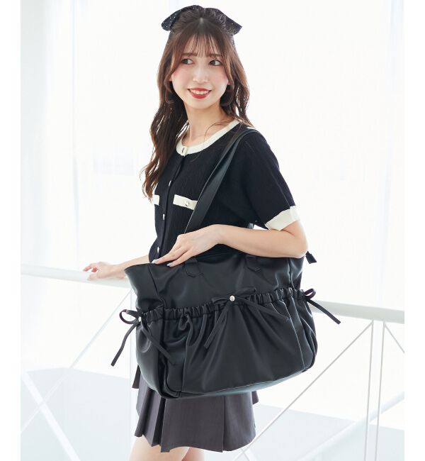  「ギャザーリボントートバッグ」|トートバッグ|