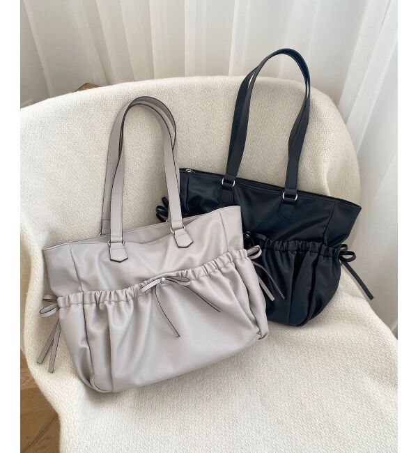  「ギャザーリボントートバッグ」|トートバッグ|