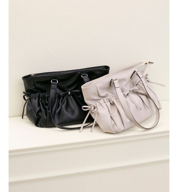  「ギャザーリボントートバッグ」|トートバッグ|