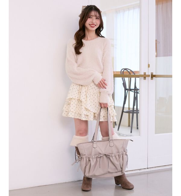  「ギャザーリボントートバッグ」|トートバッグ|