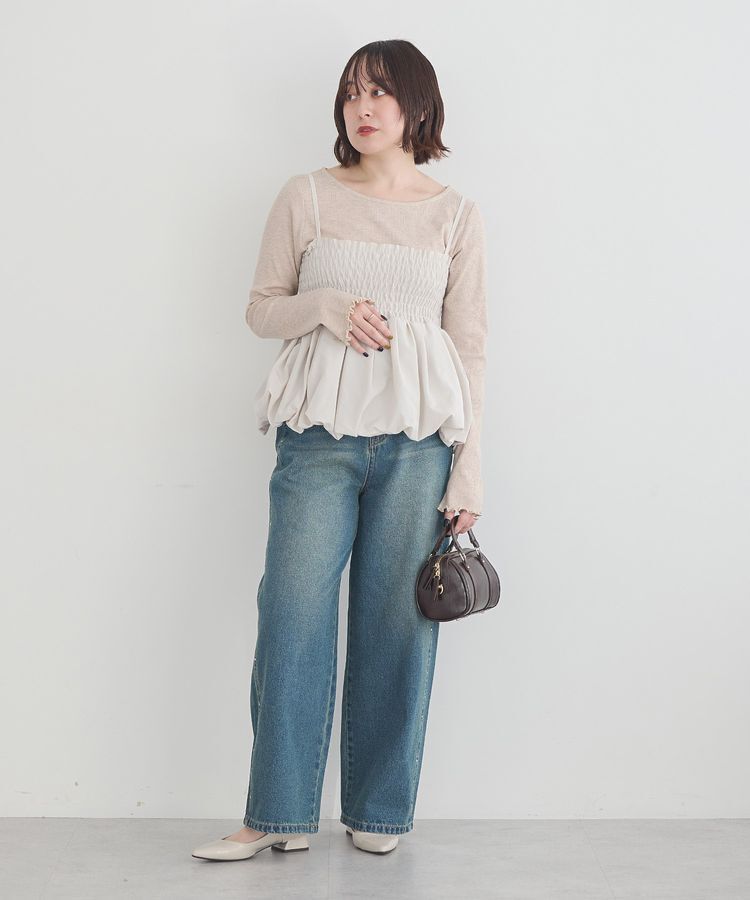 earth music&ecology「ミニボストンバッグ」|ハンドバッグ|