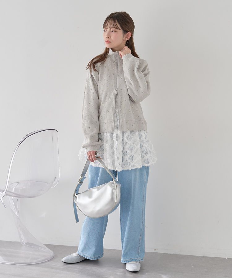 earth music&ecology「ハーフムーンバッグ」|ハンドバッグ|