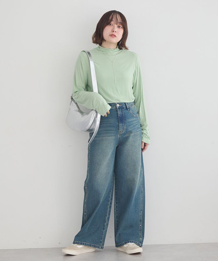 earth music&ecology「ハーフムーンバッグ」|ハンドバッグ|