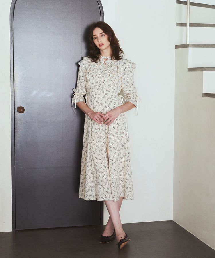 Maison de FLEUR Petite Robe「フラワープリントワンピース」|ワンピース|