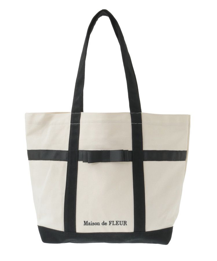 Maison de FLEUR「マルチポケット帆布トートMバッグ」|トートバッグ|