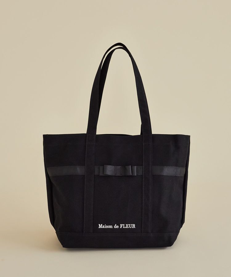 Maison de FLEUR「マルチポケット帆布トートMバッグ」|トートバッグ|