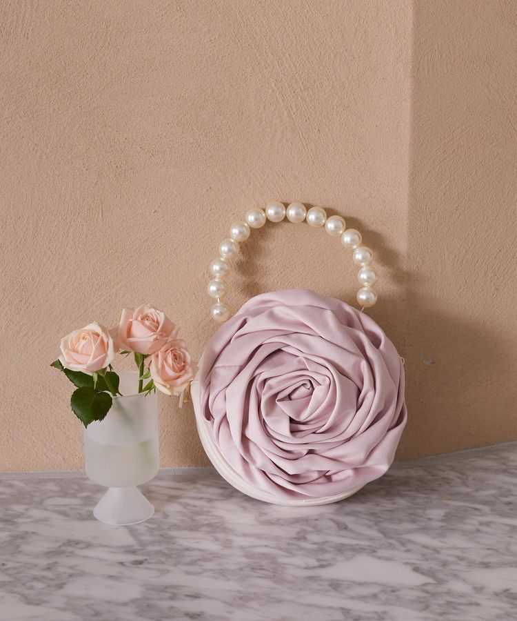 Maison de FLEUR「ローズショルダーバッグ」|ショルダー・メッセンジャー|ピンク