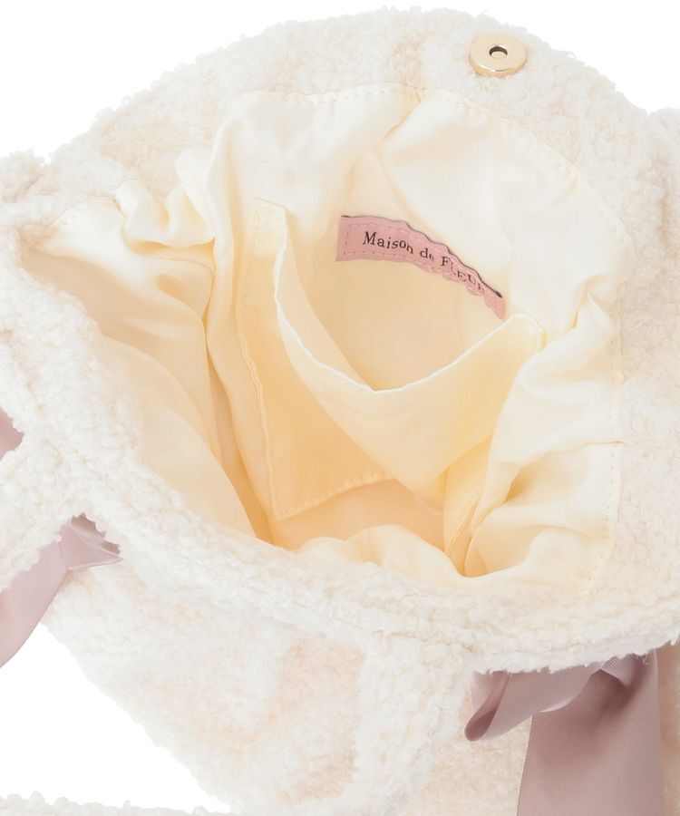 Maison de FLEUR「ボアダブルリボン2Wayトートバッグ」|トートバッグ|