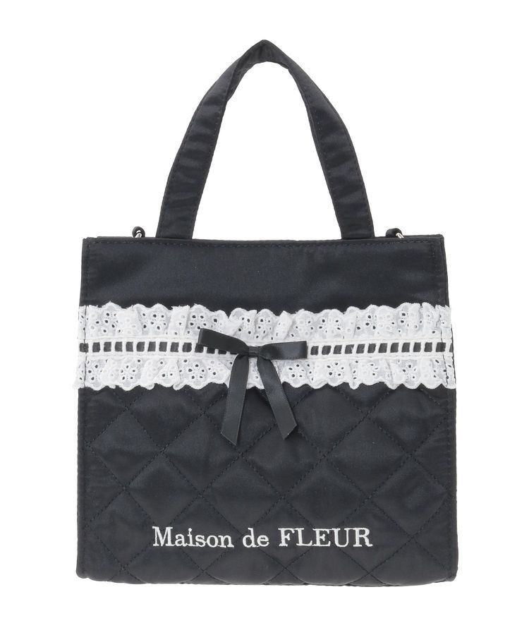 Maison de FLEUR「コットンフリル2Wayトートバッグ」|トートバッグ|