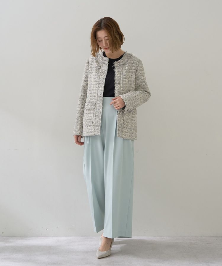 YECCA VECCA「メタルベルトワイドパンツ」|その他|