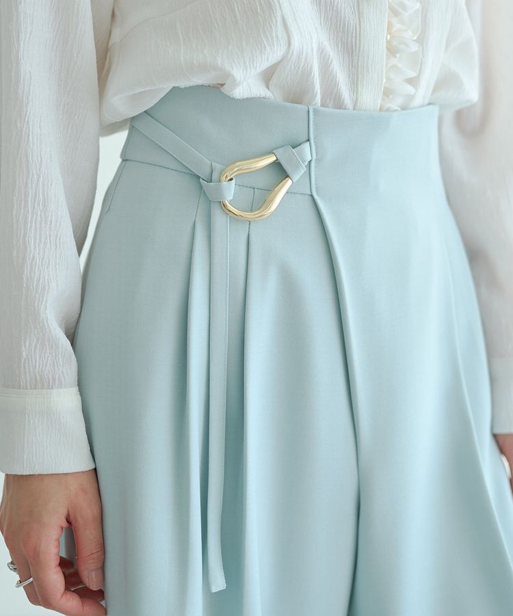 YECCA VECCA「メタルベルトワイドパンツ」|その他|