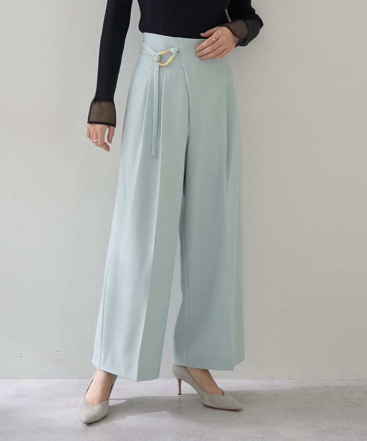 YECCA VECCA「メタルベルトワイドパンツ」|その他|Mint