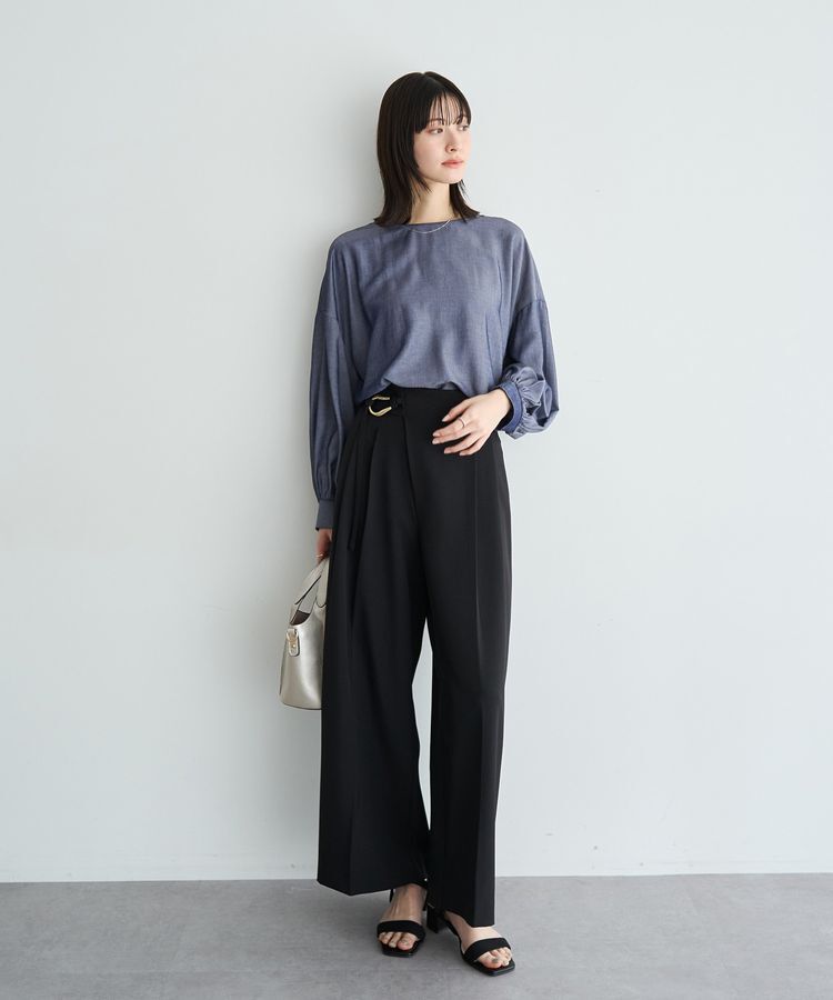 YECCA VECCA「メタルベルトワイドパンツ」|その他|