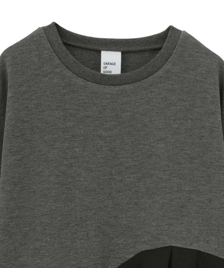 GARAGE OF GOOD CLOTHING「異素材MIXコクーンワンピース」|ワンピース|