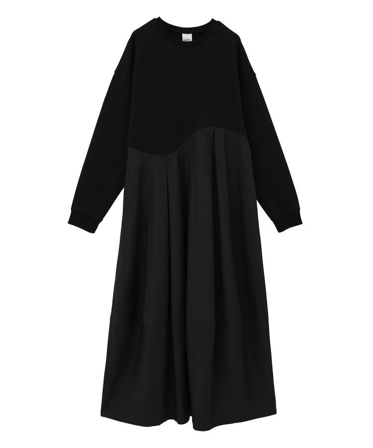 GARAGE OF GOOD CLOTHING「異素材MIXコクーンワンピース」|ワンピース|