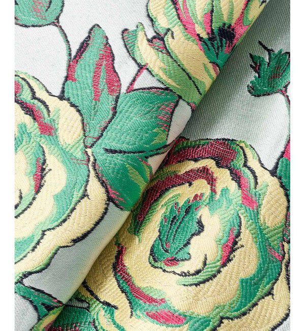 LOULOU WILLOUGHBY「【LOULOU WILLOUGHBY】ETIQUE フラワージャガードワンピース」|ワンピース|