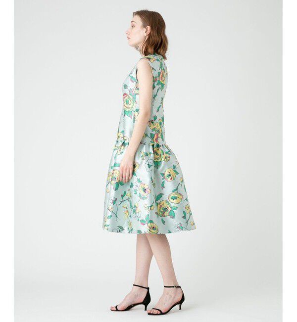 LOULOU WILLOUGHBY「【LOULOU WILLOUGHBY】ETIQUE フラワージャガードワンピース」|ワンピース|