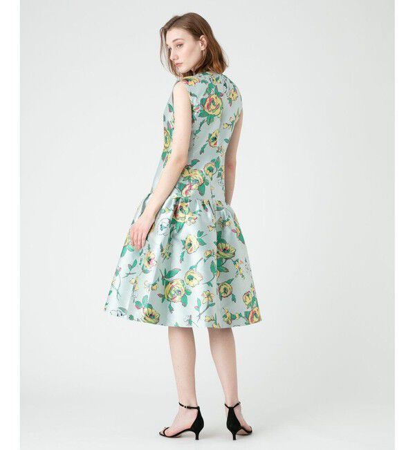 LOULOU WILLOUGHBY「【LOULOU WILLOUGHBY】ETIQUE フラワージャガードワンピース」|ワンピース|