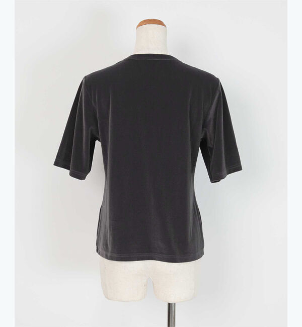 ur's「ベロアハーフスリーブTシャツ」|Tシャツ・カットソー|