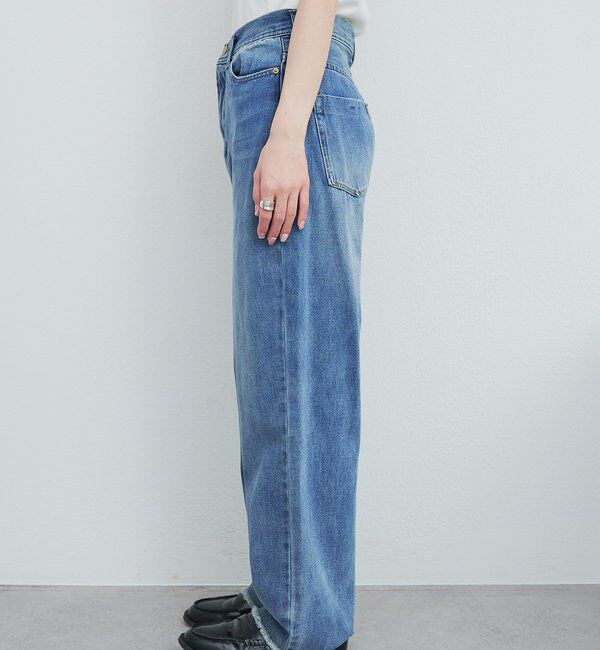  「《リバイバル》【低身長/高身長対応】タテストレッチ足長デニムパンツ」|その他|