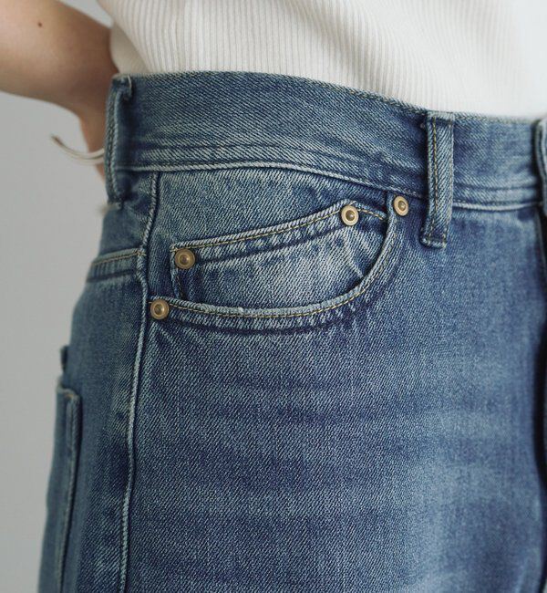  「《リバイバル》【低身長/高身長対応】タテストレッチ足長デニムパンツ」|その他|