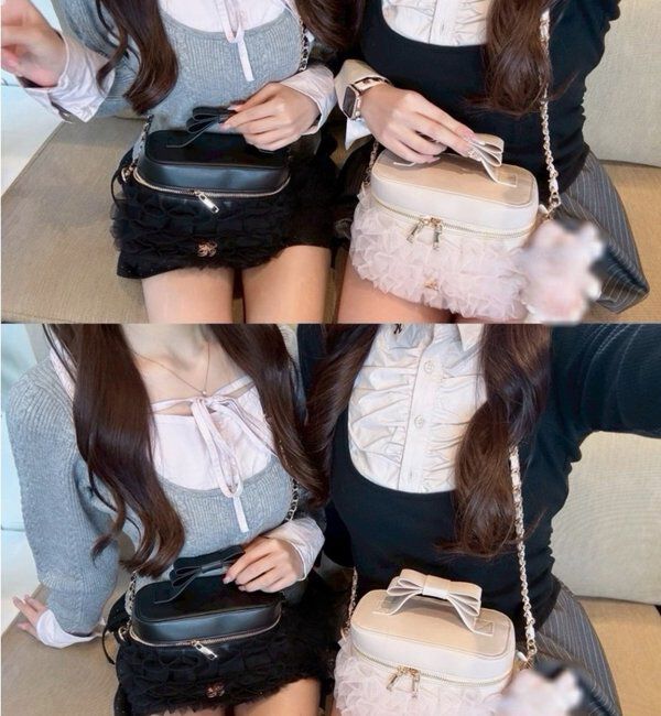  「チュールフリルリボンバニティバッグ」|ショルダー・メッセンジャー|