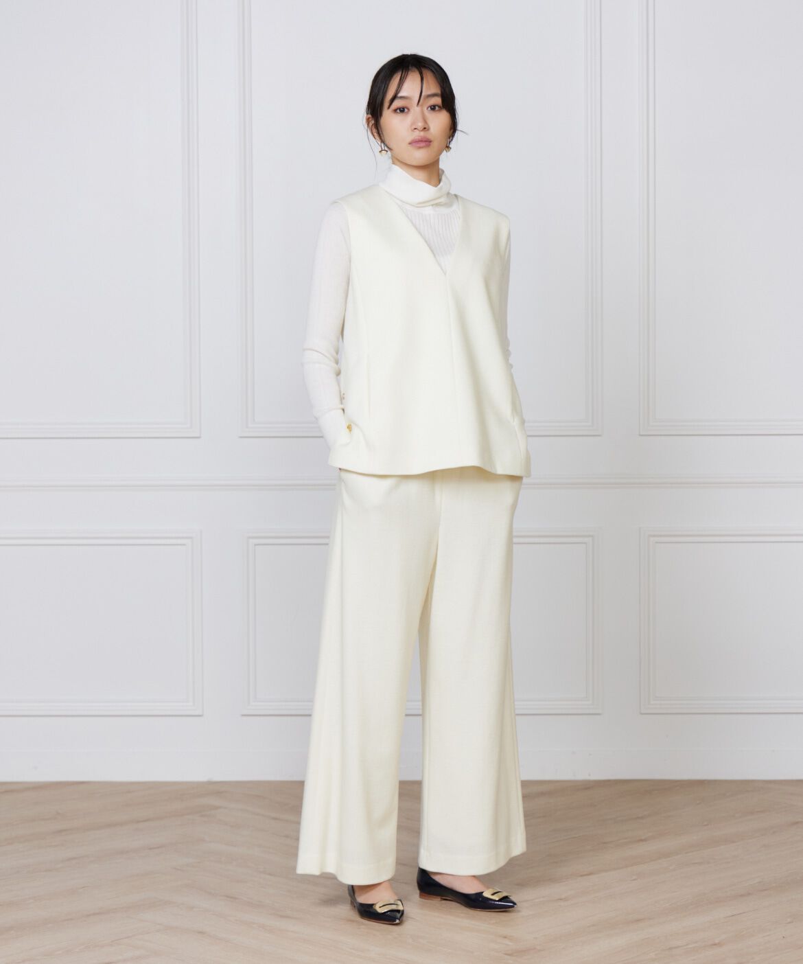 7-IDconcept.「ドロストストレートワイドパンツ」|その他|