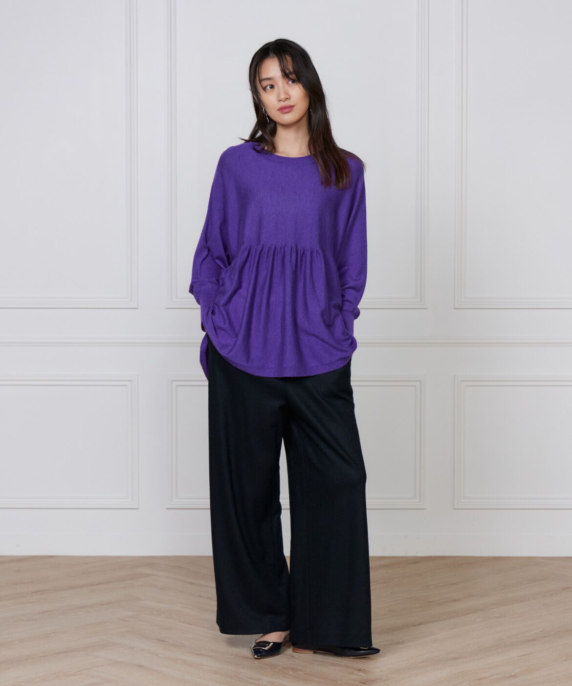 7-IDconcept.「ドロストストレートワイドパンツ」|その他|