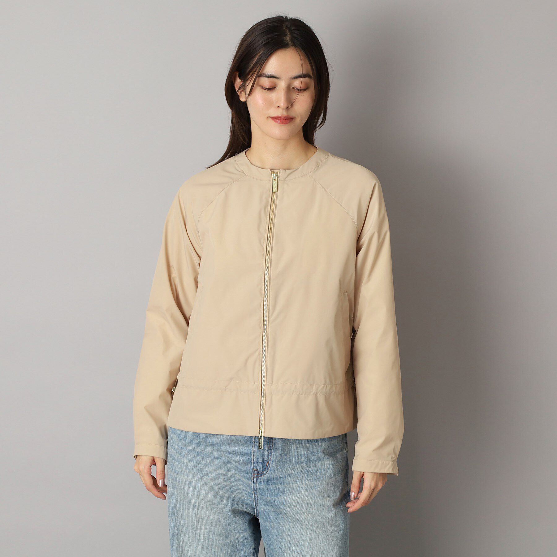 DRESSTERIOR「WOOLRICH（ウールリッチ）CITY BOMBER ノーカラージャケット」|ブルゾン・スタジャン|