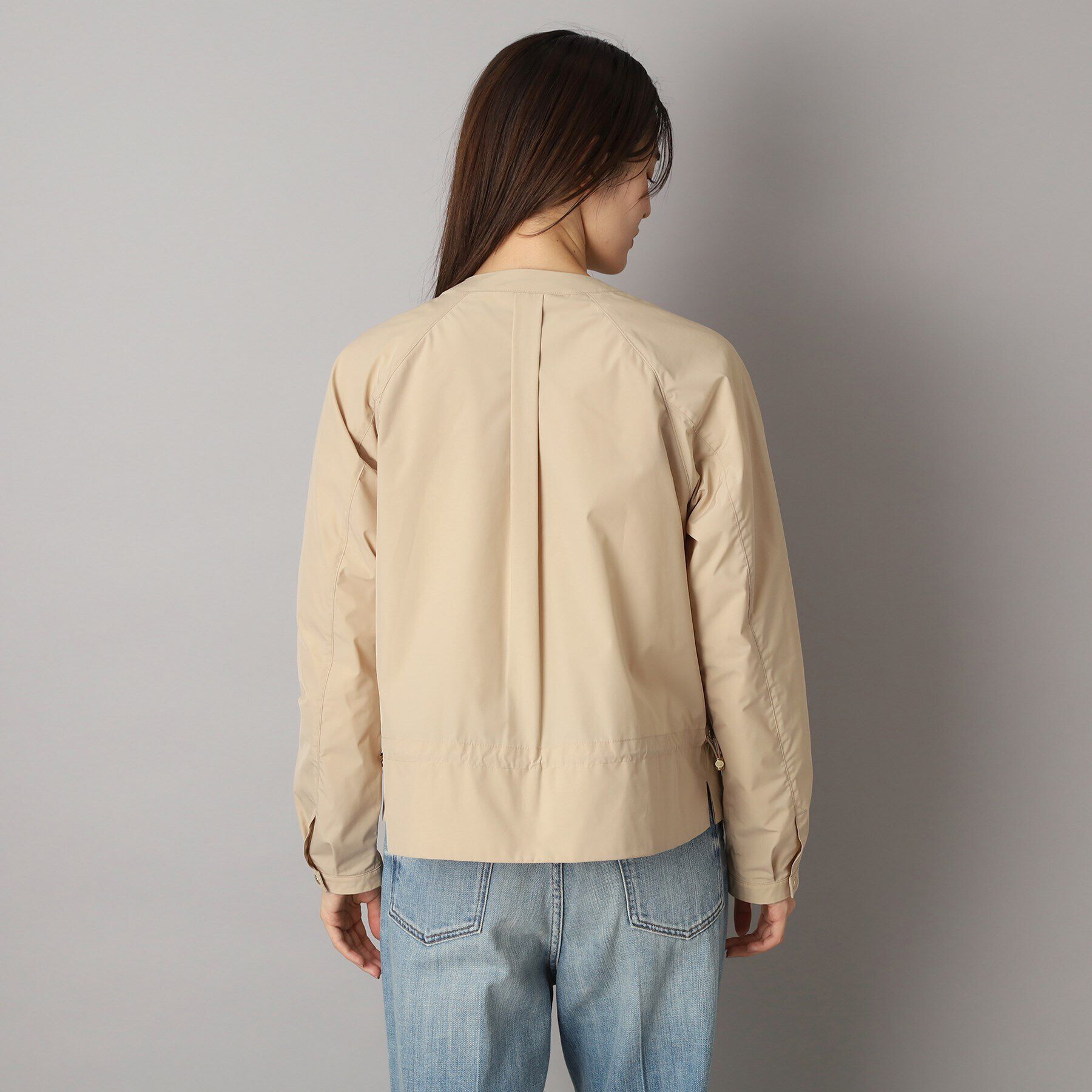 DRESSTERIOR「WOOLRICH（ウールリッチ）CITY BOMBER ノーカラージャケット」|ブルゾン・スタジャン|