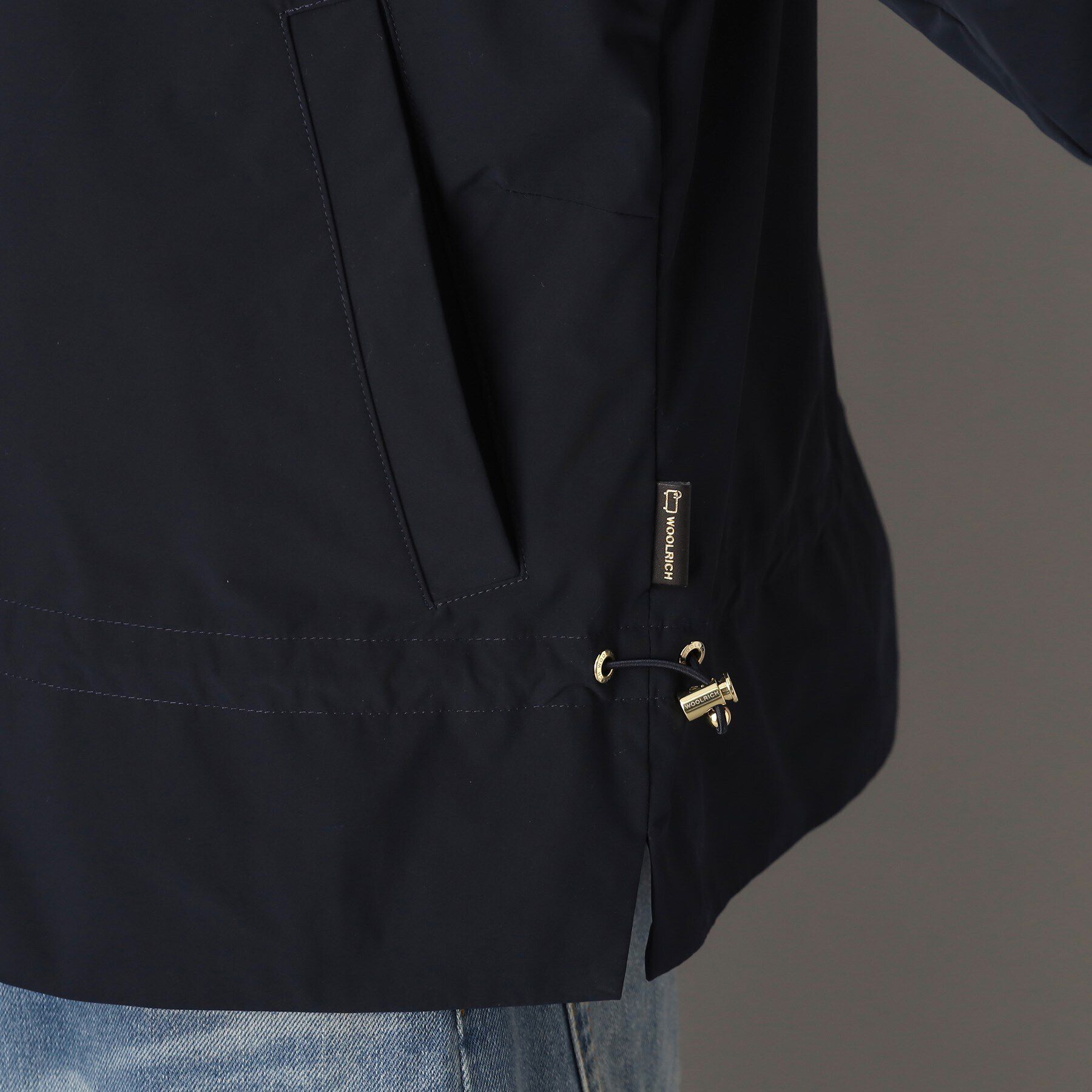 DRESSTERIOR「WOOLRICH（ウールリッチ）CITY BOMBER ノーカラージャケット」|ブルゾン・スタジャン|