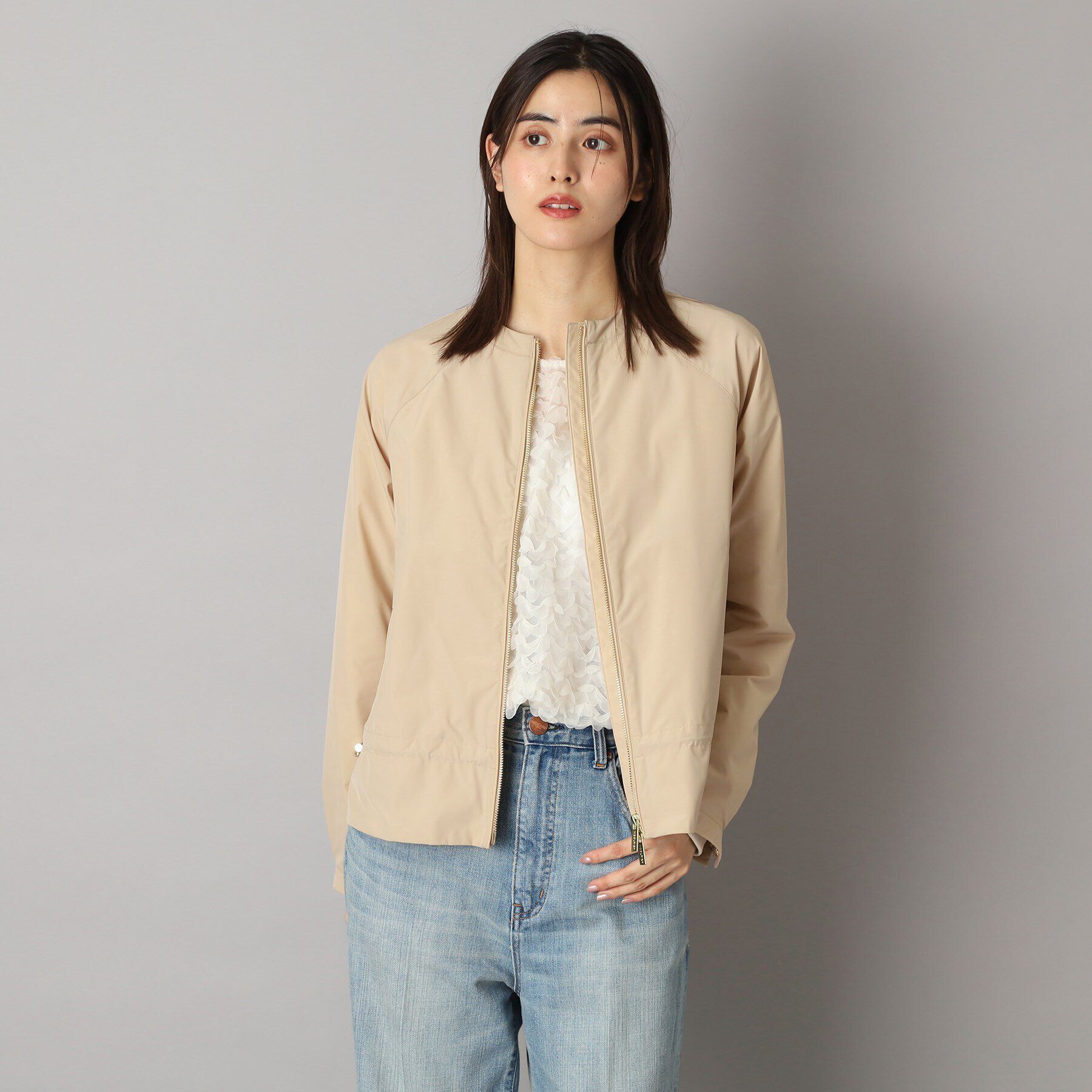 DRESSTERIOR「WOOLRICH（ウールリッチ）CITY BOMBER ノーカラージャケット」|ブルゾン・スタジャン|