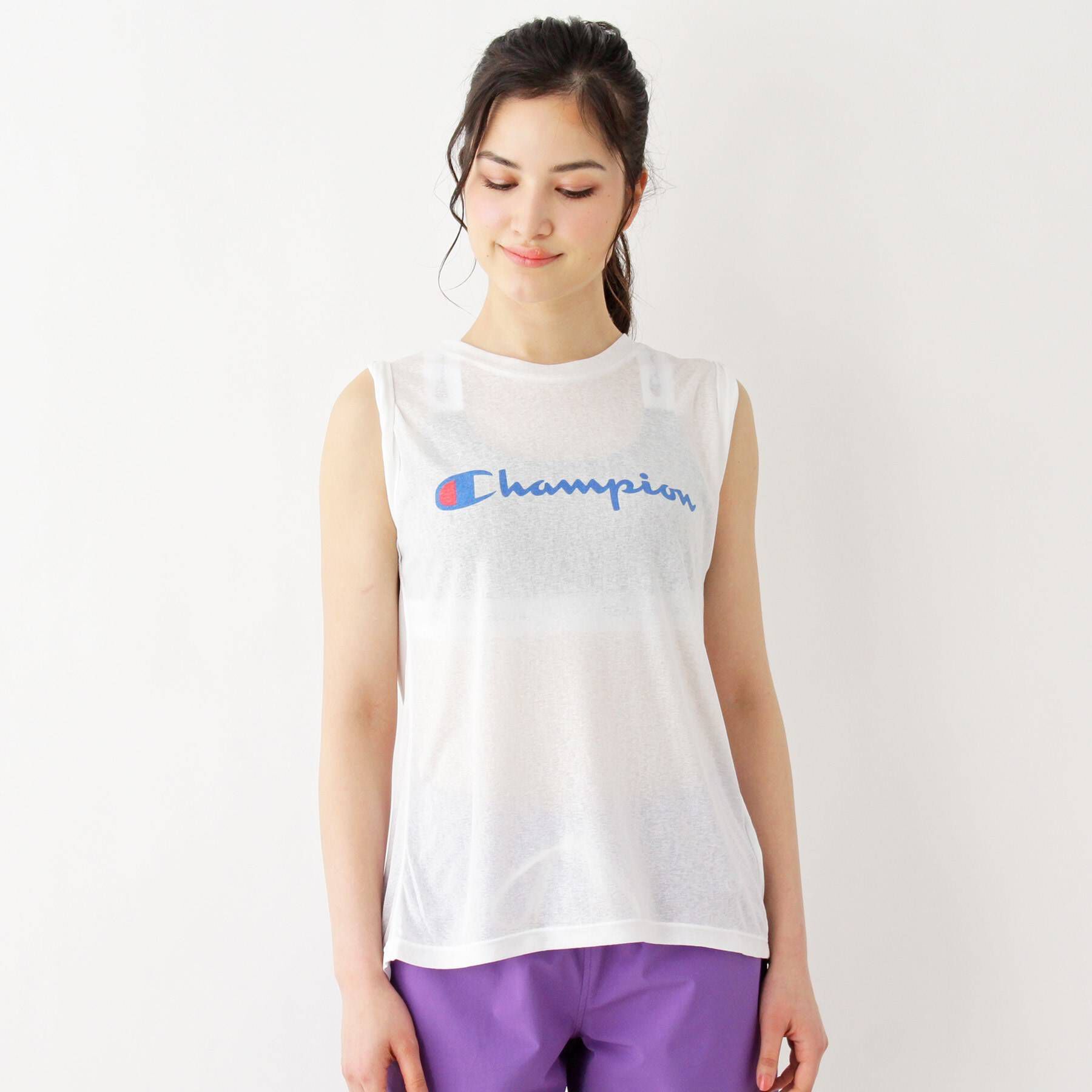 grove「【WEB限定】Champion ノースリーブＴシャツ」|Tシャツ・カットソー|