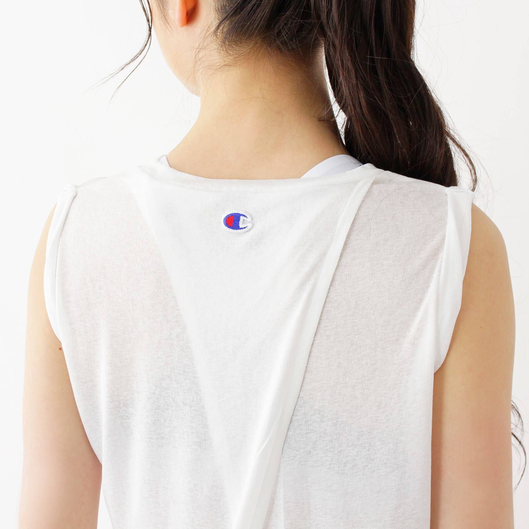 grove「【WEB限定】Champion ノースリーブＴシャツ」|Tシャツ・カットソー|