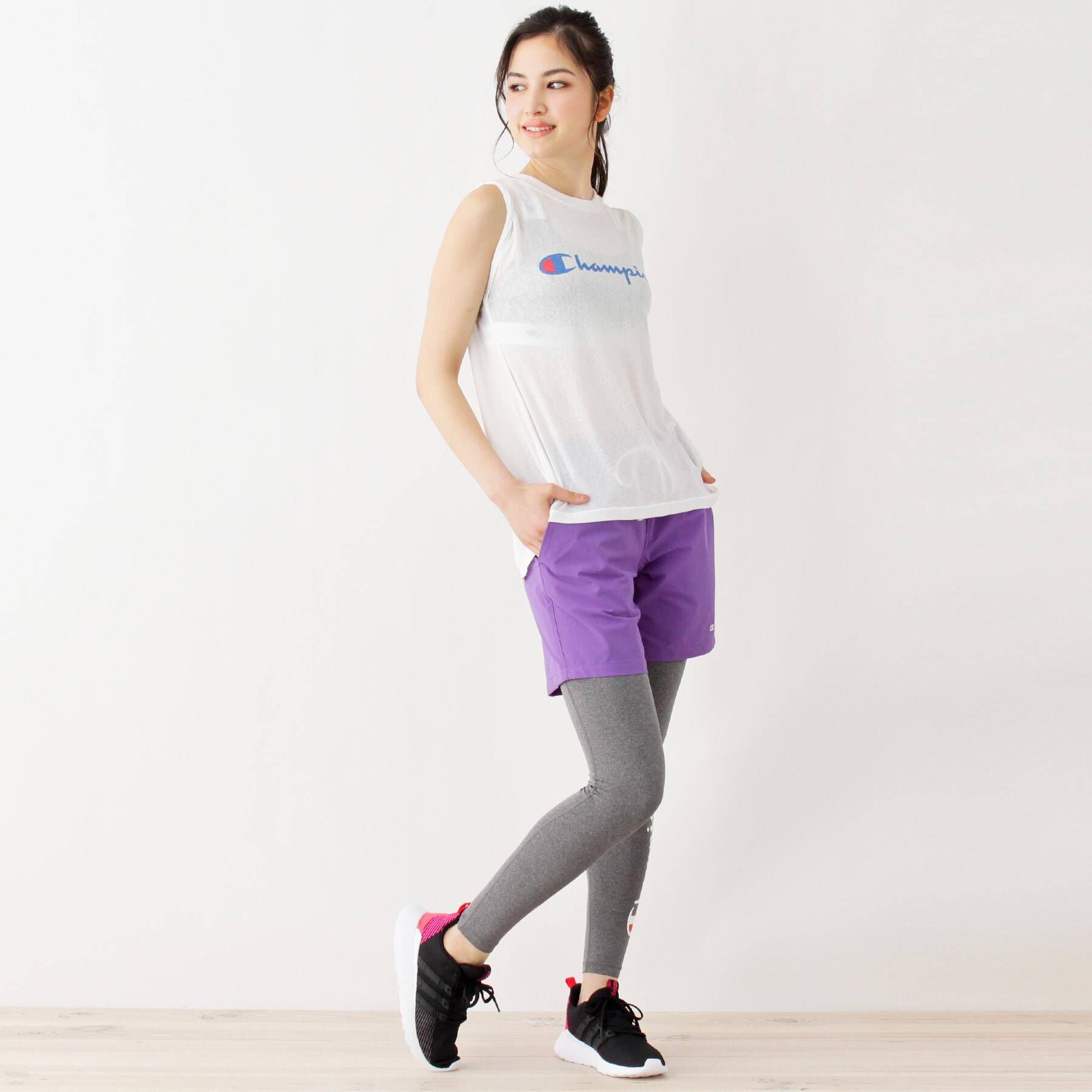 grove「【WEB限定】Champion ノースリーブＴシャツ」|Tシャツ・カットソー|