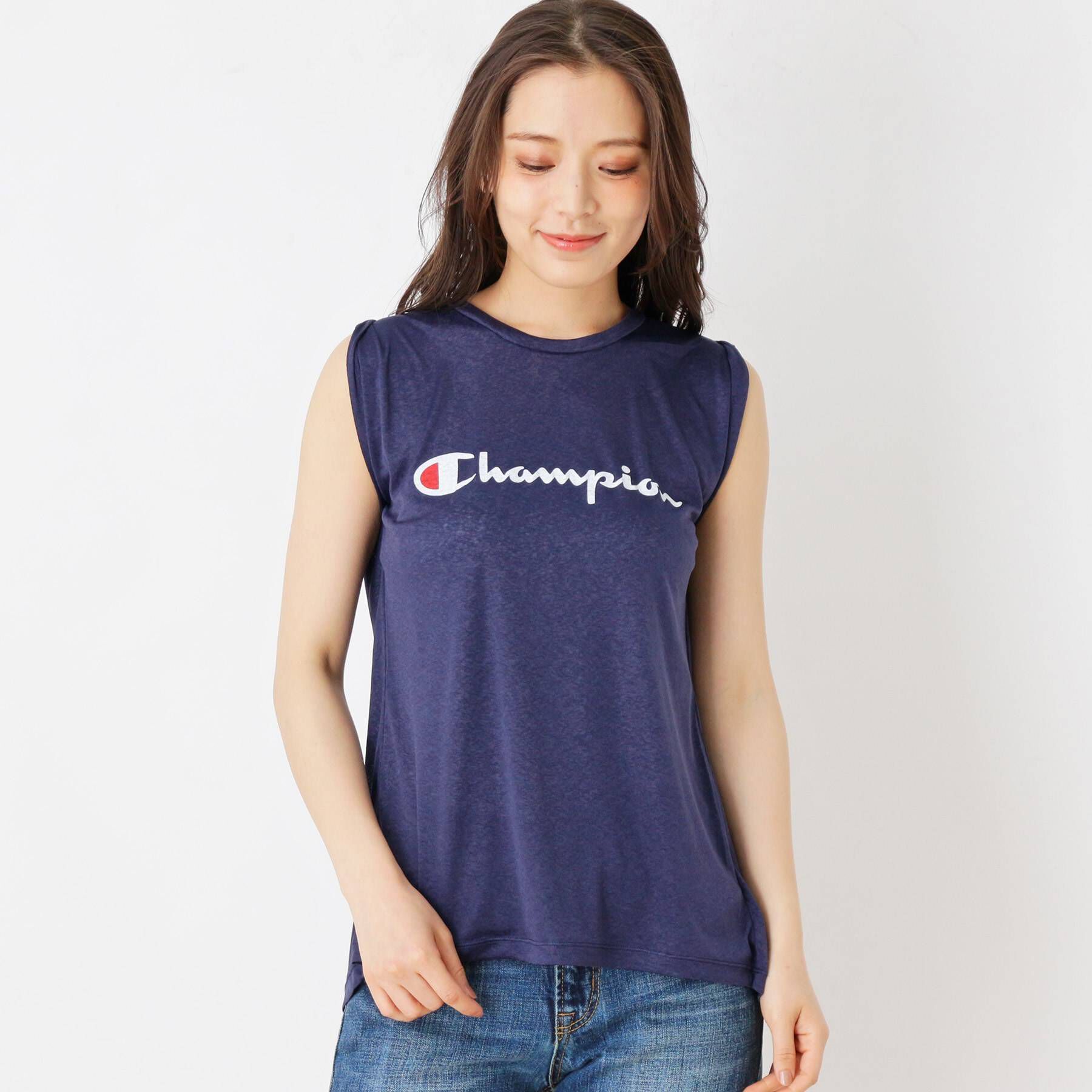 grove「【WEB限定】Champion ノースリーブＴシャツ」|Tシャツ・カットソー|