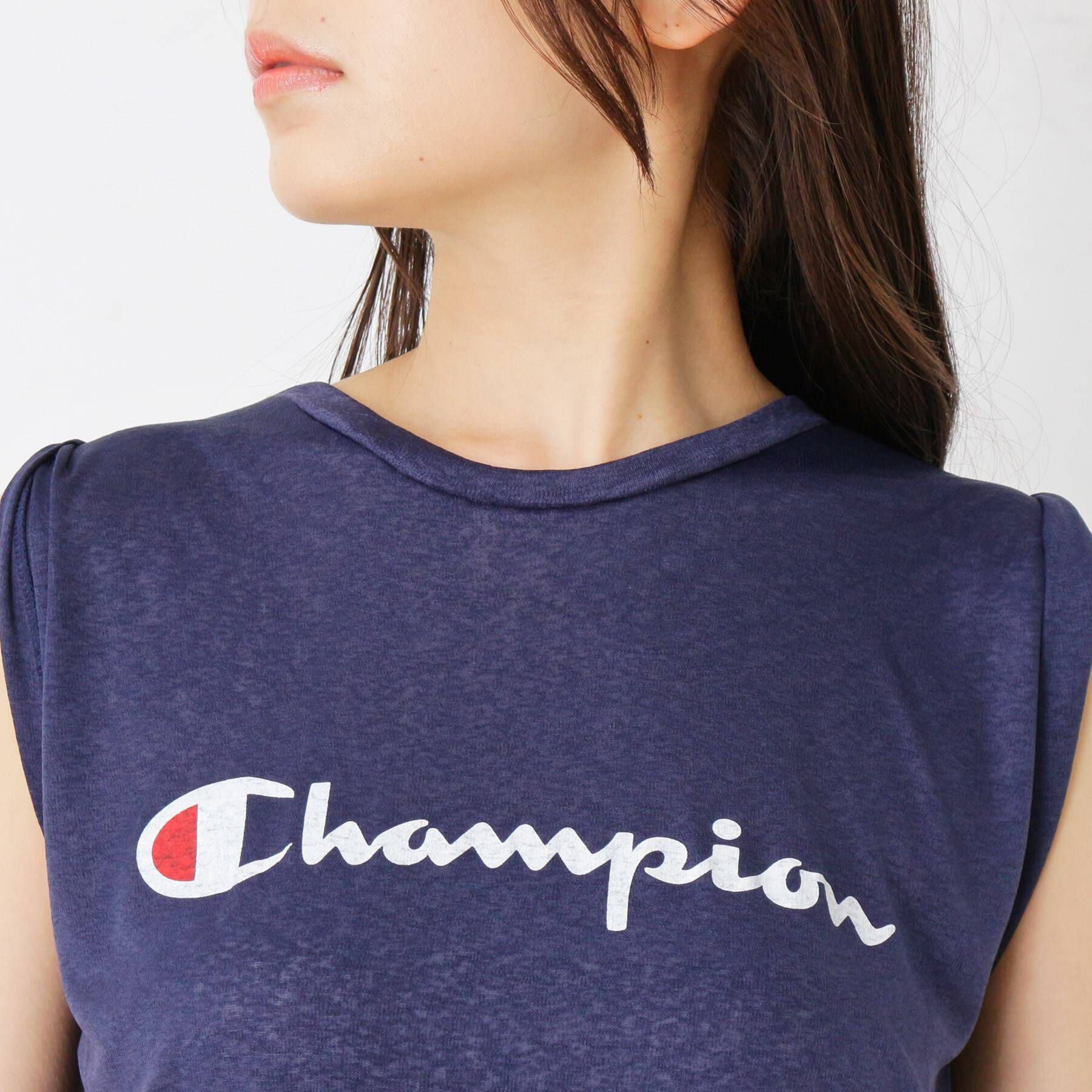 grove「【WEB限定】Champion ノースリーブＴシャツ」|Tシャツ・カットソー|