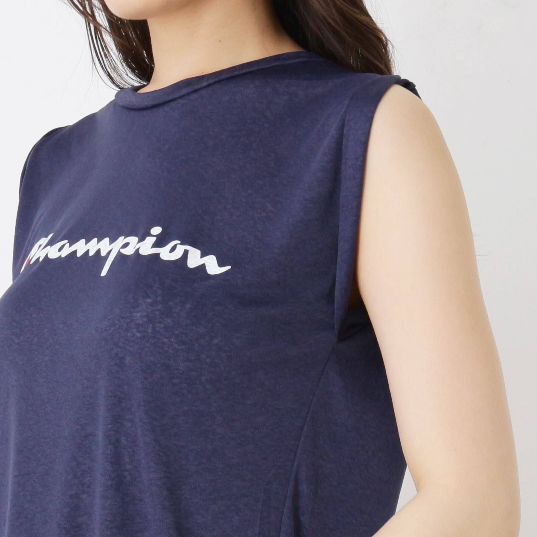 grove「【WEB限定】Champion ノースリーブＴシャツ」|Tシャツ・カットソー|