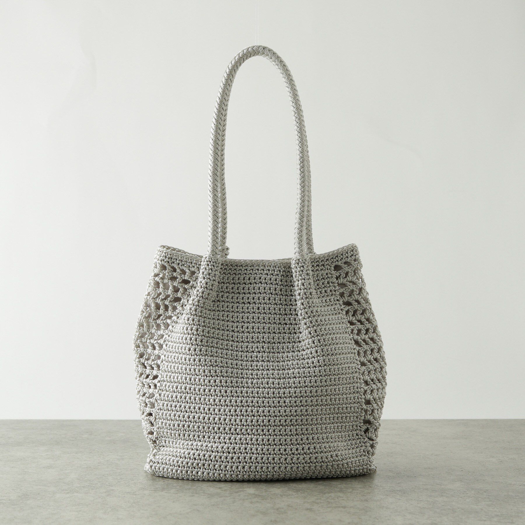 GALLEST「コード編みタッセルトート」|トートバッグ|