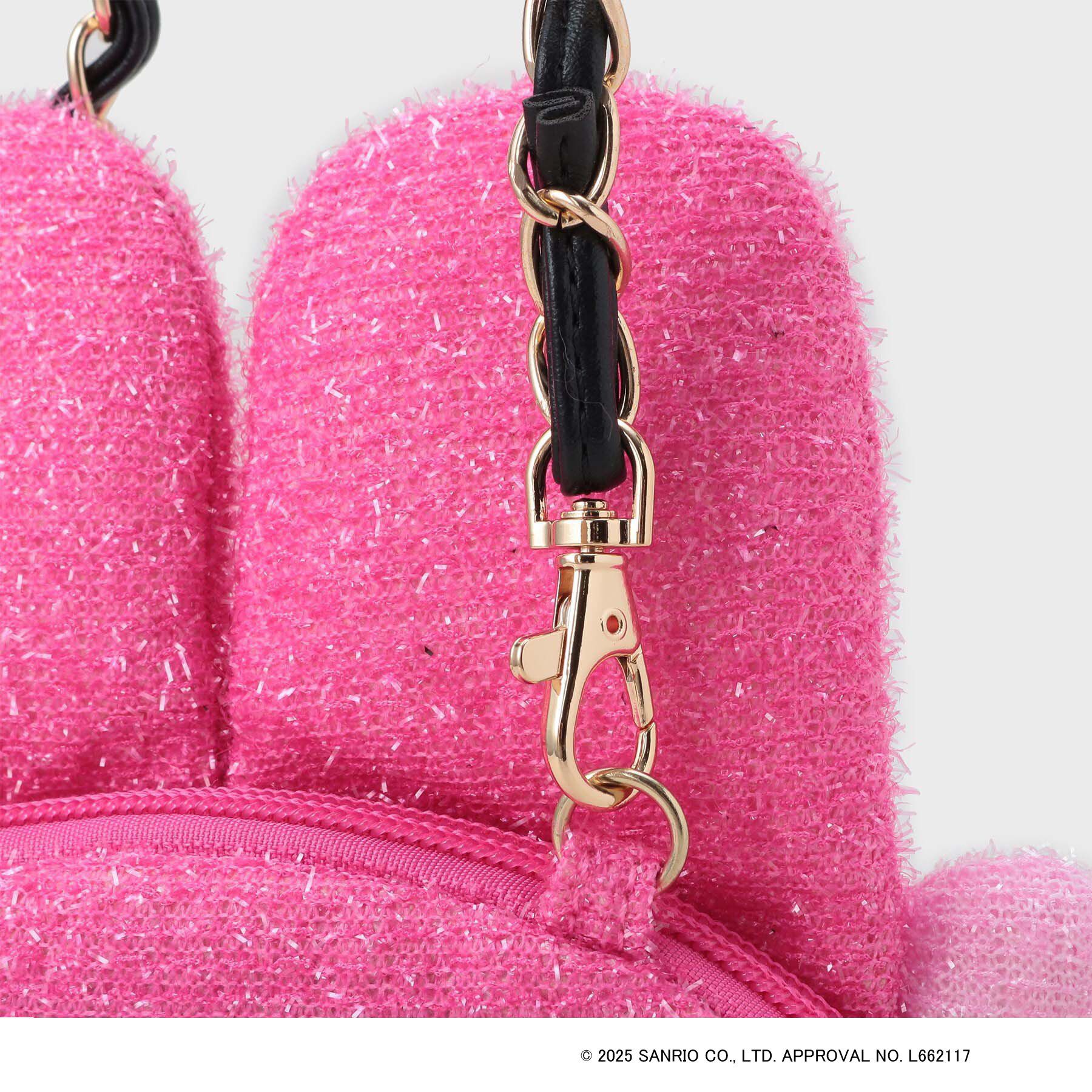 OPAQUE.CLIP「【マイメロディ】フェイス型2WAYキラキラミニショルダー」|ショルダー・メッセンジャー|