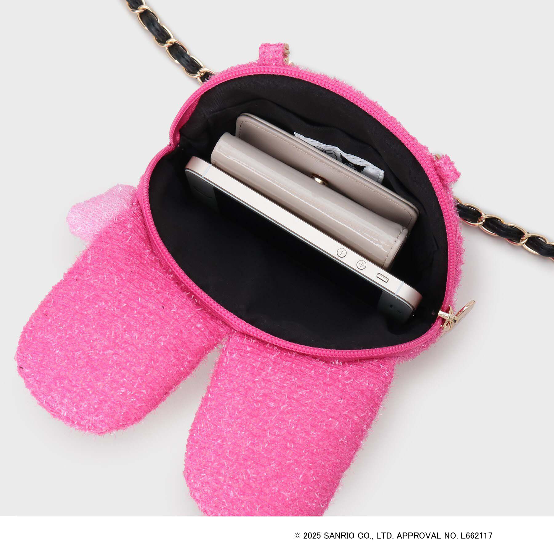 OPAQUE.CLIP「【マイメロディ】フェイス型2WAYキラキラミニショルダー」|ショルダー・メッセンジャー|