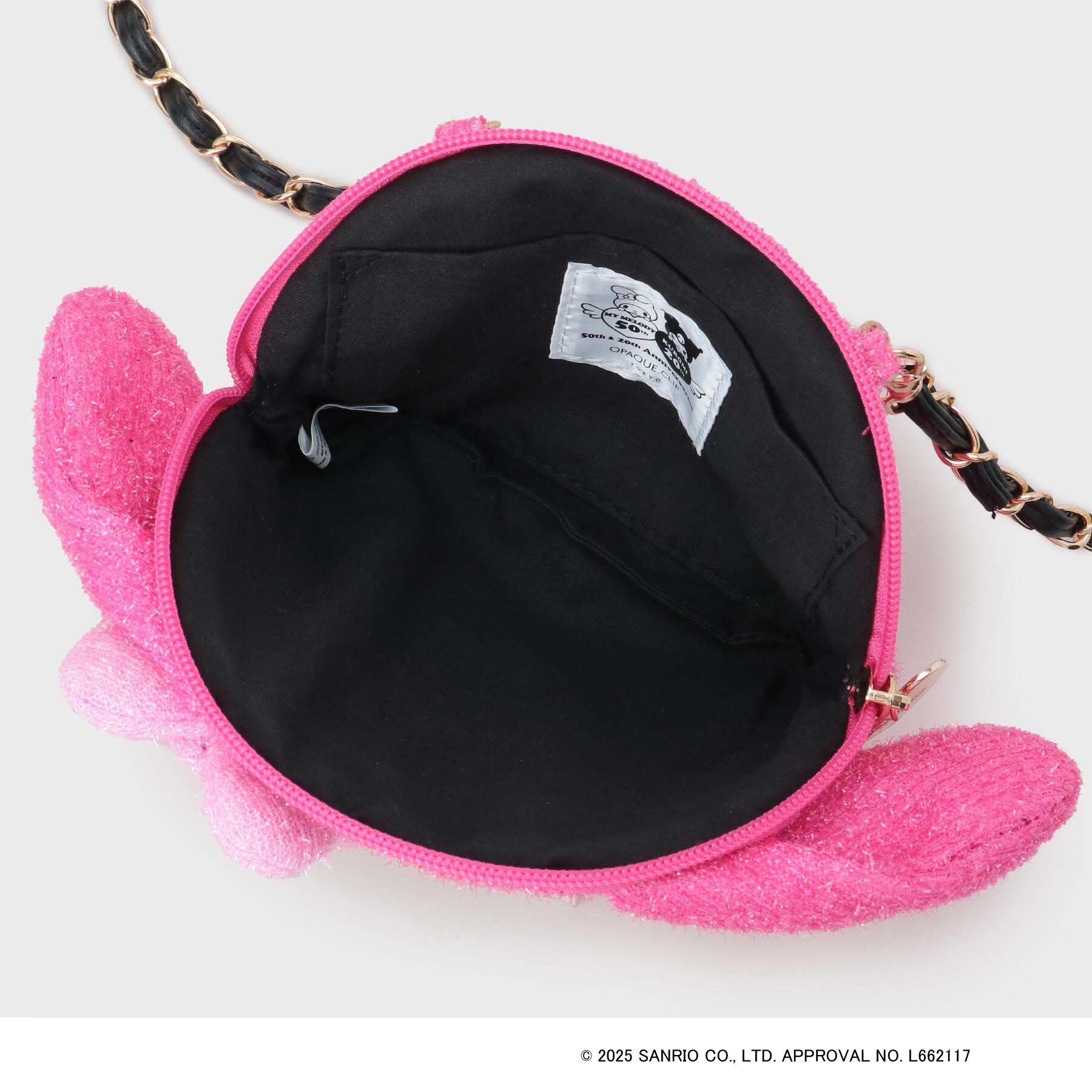 OPAQUE.CLIP「【マイメロディ】たれ耳フェイス型2WAYキラキラミニショルダー」|ショルダー・メッセンジャー|