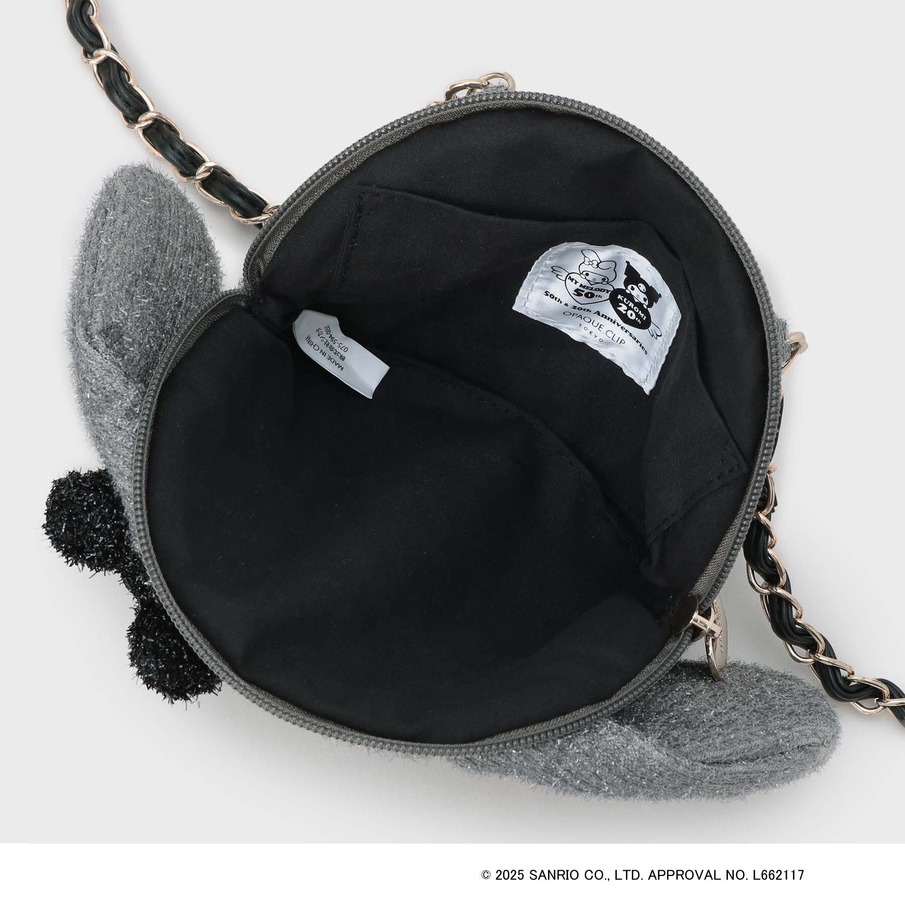OPAQUE.CLIP「【マイメロディ】たれ耳フェイス型2WAYキラキラミニショルダー」|ショルダー・メッセンジャー|