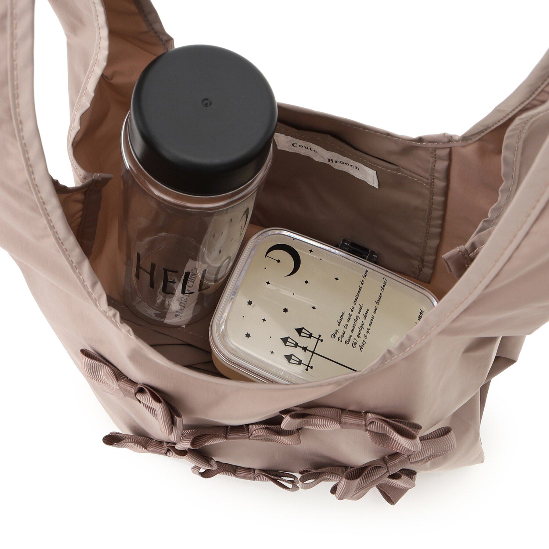 Couture broach「メニーリボン エコバッグ(小)」|エコバッグ|